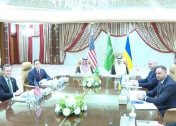 საუდის არაბეთში აშშ-ისა და უკრაინის დელეგაციების შეხვედრა დაიწყო