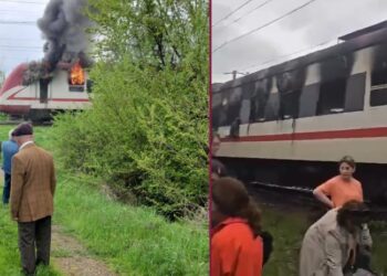 ვითარება ოზურგეთი-თბილისის მატარებელში – ევაკუირებული მგზავრები ალტერნატიულ ტრანსპორტს ელოდებიან