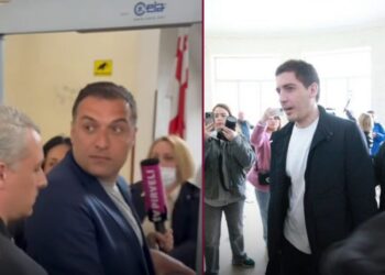 ბესელია და დგებუაძე ბათუმის საქალაქო სასამართლოში საპროტესტო შეძახილებით შეაცილეს