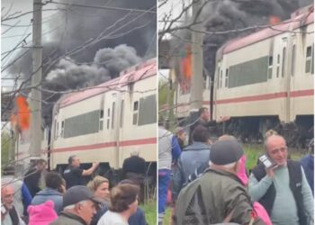 ოზურგეთი-თბილისის მატარებელს ცეცხლი გაუჩნდა – რა ხდება ადგილზე