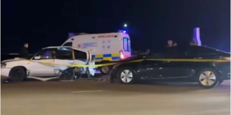 ერთმანეთს სამი ავტომობილი შეეჯახა – ავტოსაგზაო შემთხვევა თბილისში