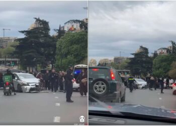 ვიდეო – რამდენიმე ავტომობილი დაიმტვრა ავარიის შედეგად თბილისში