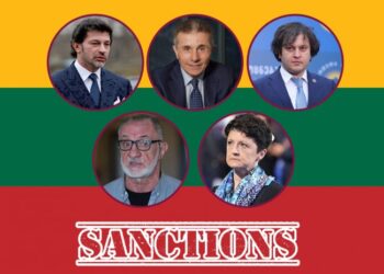 ივანიშვილი, კობახიძე, კალაძე, წულუკიანი, ხაინდრავა… – ლიეტუვა 102 სანქცირებულის სიას ასაჯაროებს