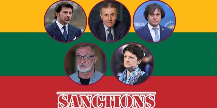 ივანიშვილი, კობახიძე, კალაძე, წულუკიანი, ხაინდრავა… – ლიეტუვა 102 სანქცირებულის სიას ასაჯაროებს