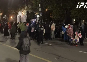 აქციის მონაწილეებმა რუსთაველის გამზირი გადაკეტეს