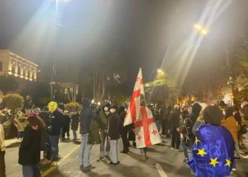 პარლამენტთან საპროტესტო აქცია განახლდა – რუსთაველის გამზირი გადაკეტილია