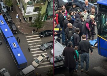 ბათუმში, ზებრა გადასასვლელზე ქალს ავტობუსი დაეჯახა, რომელსაც შემდეგ უკან მიმავალი კიდევ ერთი ავტობუსი შეეჯახა