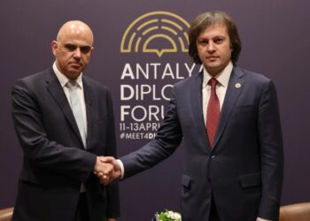 ირაკლი კობახიძე ალენ ბერსეს შეხვდა – “მხარეებმა ქვეყნის ევროინტეგრაციის გზაზე არსებული გამოწვევები განიხილეს”