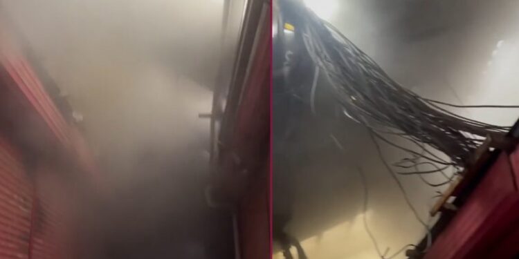 ხანძარია ამ წუთებში თბილისში, „ლილო მოლში”