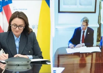 აშშ-მა და უკრაინამ ხელი მოაწერეს მომორანდუმს, რომელი მინერალებთან დაკავშირებული შეთანხმების ხელმოწერის განზრახვას ადასტურებს