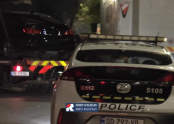 რამდენიმე ავტომობილი დაზიანდა ავტოსაგზაო შემთხვევის შედეგად რუსთავში