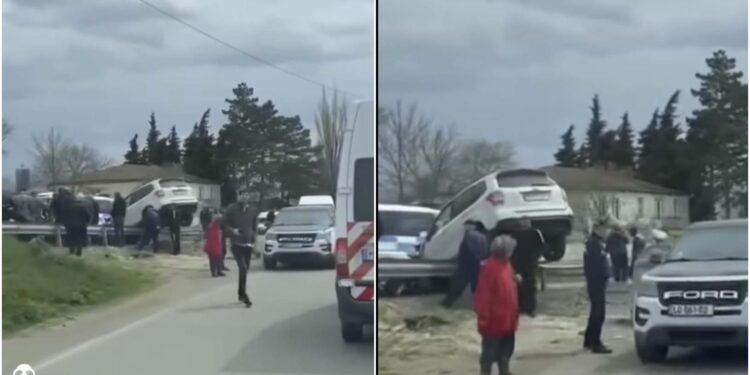 ვიდეო – სამი ადამიანი დაშავდა ავარიის შედეგად სურამთან