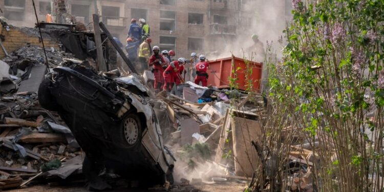 უკრაინაში რუსეთის მასშტაბური თავდასხმის შედეგად დაღუპულთა რიცხვი 12-მდე გაიზარდა, დაშავებულია 90 ადამიანი
