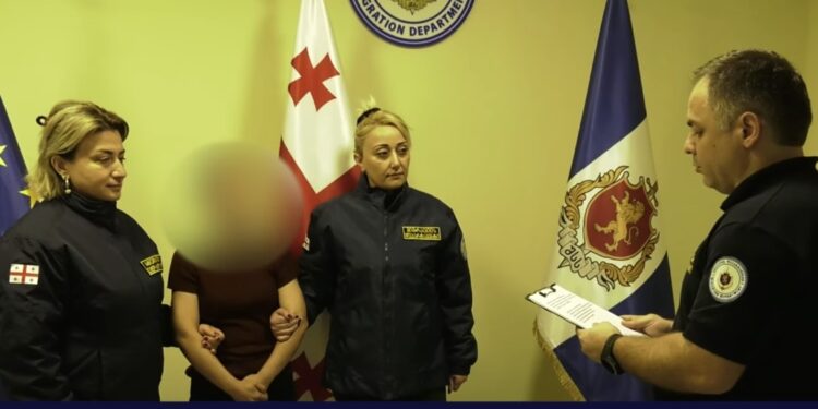 დაკავებული ჩინელი მოქალაქე