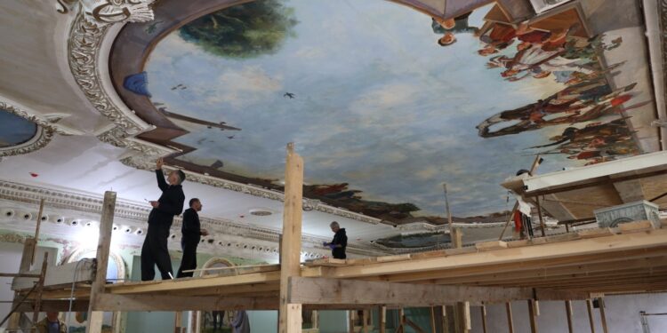 ოზურგეთში, სოფელ შრომაში, კულტურის სახლს სრული რეაბილიტაცია უტარდება