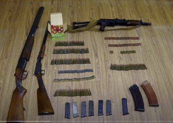 ვიდეო – პოლიციამ თბილისსა და რეგიონებში უკანონო ცეცხლსასროლი იარაღები და საბრძოლო მასალა ამოიღო – დაკავებულია 12 პირი