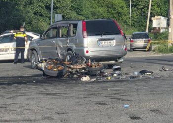 ერთმანეთს ავტომანქანა და მოტოციკლი შეეჯახა – ავარია კახეთში