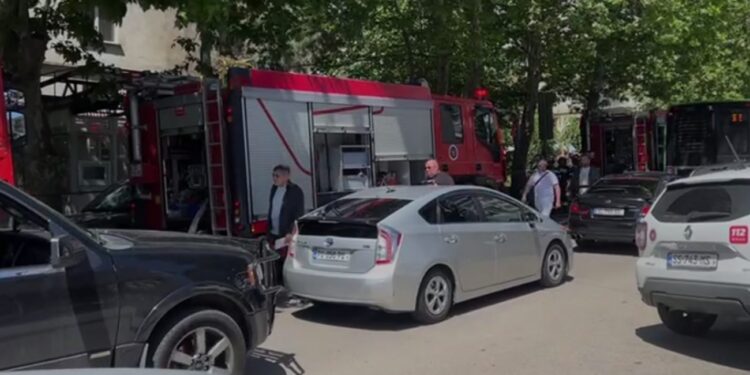 თბილისში, ვაჟა-ფშაველას გამზირზე ხანძარი იყო