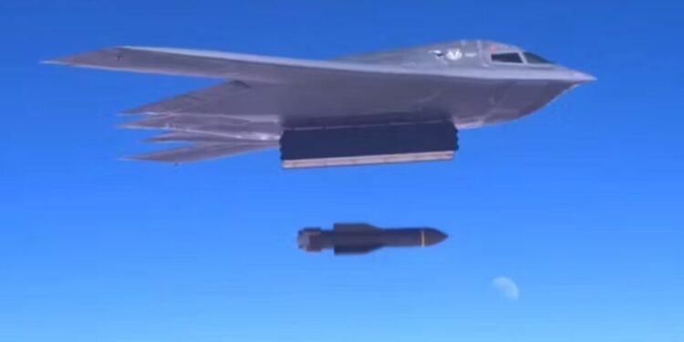 აშშ-მა ირანის ფორდოს ბირთვულ ობიექტზე დარტყმებისთვის B-2-ის ტიპის ბომბდამშენები და GBU-57-ის ბუნკერის საწინააღმდეგო ბომბები გამოიყენა