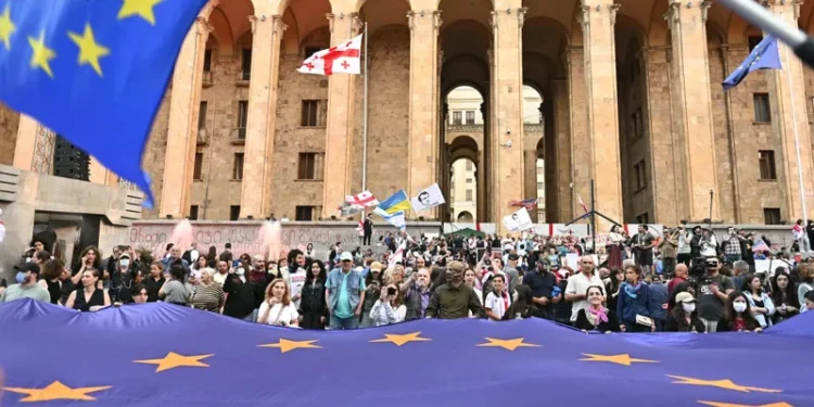 აქციის მონაწილეებმა 4 ივლისს აშშ-ის დამოუკიდებლობის დღესთან დაკავშირებით თბილისში მარში დააანონსეს