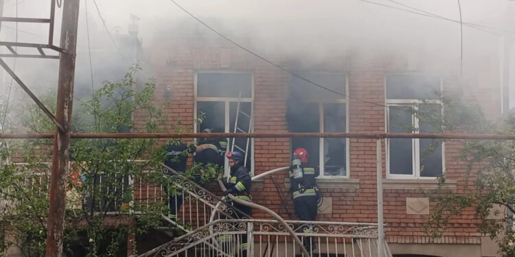 ქუთაისში ხანძარს მსხვერპლი მოყვა