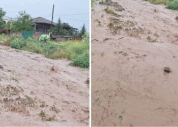 უხვმა ნალექმა ხევების ადიდება გამოიწვია, დატბორილია გზები და სახლები – სტიქია კახეთში