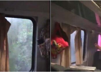 თბილისი-ზუგდიდის მატარებელში ძლიერი დაკვამლიანებაა