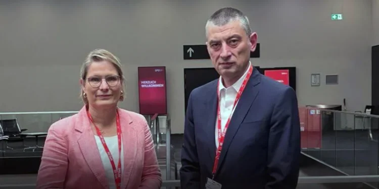 გიორგი გახარია გერმანიის იუსტიციის მინისტრს შეხვდა