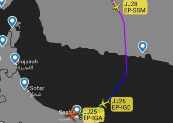 მედიის ცნობით, სამი ირანული თვითმფრინავი, მათ შორის საპრეზიდენტო თვითმფრინავი, ომანში გაემგზავრა