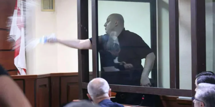 მოსამართლისთვის წყლის შესხმის ფაქტზე, ნიკა მელიას აღკვეთის ღონისძიების სახით პატიმრობა შეეფარდა