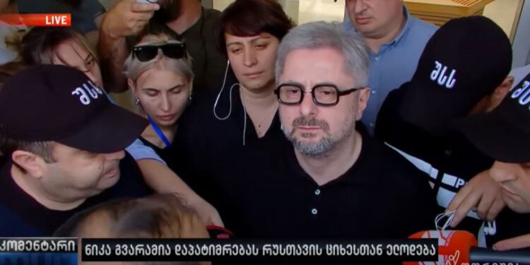 ნიკა გვარამია დააკავეს