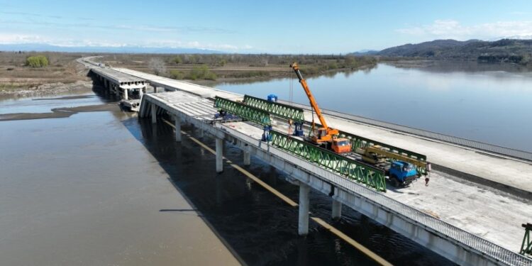 როდის დასრულდება სამტრედია-გრიგოლეთის მონაკვეთზე ჩანგრეული ხიდის რეაბილიტაცია