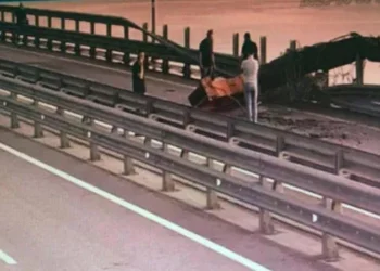 უკრაინის უსაფრთხოების სამსახური აცხადებს, რომ ყირიმის ხიდს მესამედ დაარტყეს