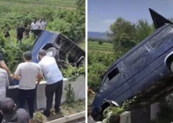 ორი ადამიანი დაშავდაავარიის შედეგად მარნეული-ბოლნისის გზაზე