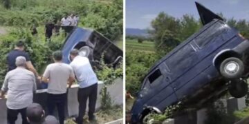 ორი ადამიანი დაშავდაავარიის შედეგად მარნეული-ბოლნისის გზაზე