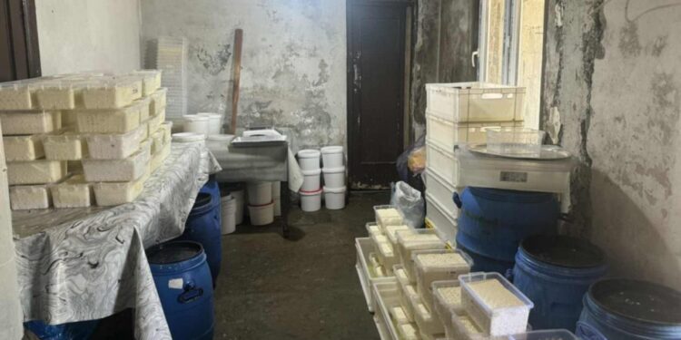 ქობულეთში არარეგისტრირებული რძის გადამამუშავებელი საწარმო გამოავლინეს