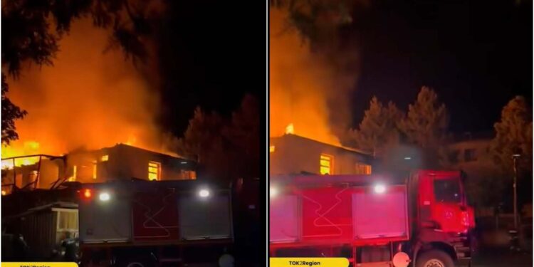 ასპინძაში საცხოვრებელ სახლში ხანძარი გაჩნდა