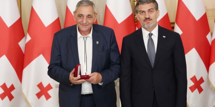 მიხეილ ყაველაშვილმა ვასილ ჩიგოგიძე და რამინ მიქაბერიძე შოთა რუსთაველის სახელობის პრემიით დააჯილდოვა