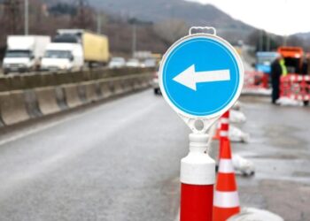 ცენტრალურ მაგისტრალზე, არაგვის ხიდზე მოძრაობა კვლავ შეიზღუდა