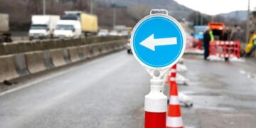 ცენტრალურ მაგისტრალზე, არაგვის ხიდზე მოძრაობა კვლავ შეიზღუდა