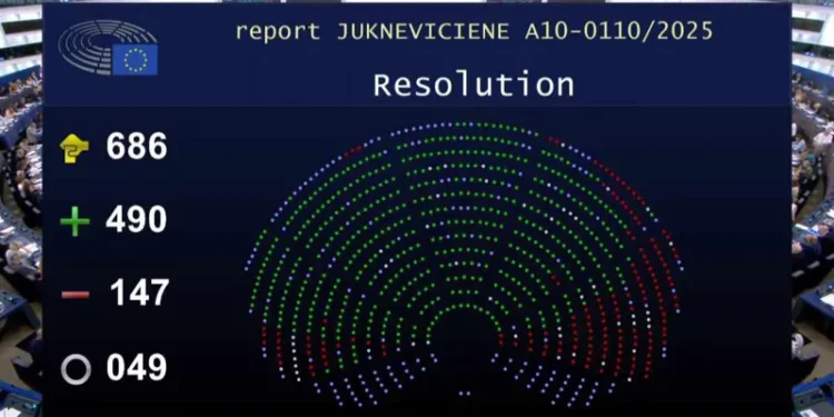 ევროპარლამენტმა საქართველოს შესახებ რეზოლუცია მიიღო – რა წერია დოკუმენტში