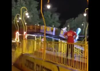 თბილისში, მთაწმინდაზე საბავშვო “ამერიკული მთების” მატარებელი რელსებიდან გადმოვარდა (+ვიდეო)