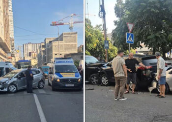 დაიმტვრა 4 ავტომანქანა – ავარია ბათუმში