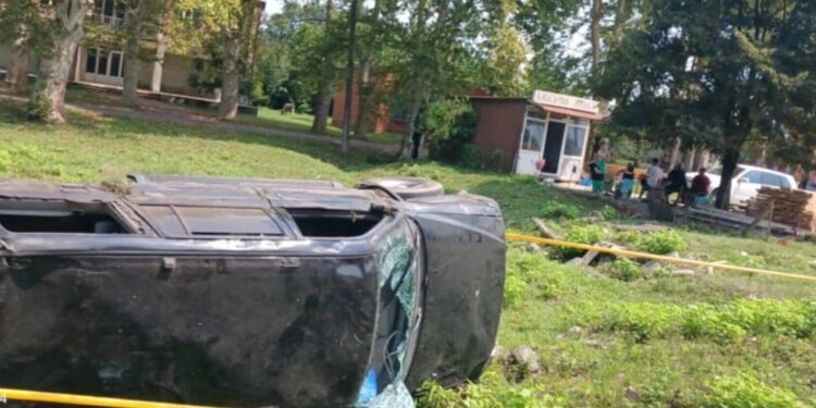 ერთმანეთს სამი ავტომობილი შეეჯახა – ავარია სამეგრელოში