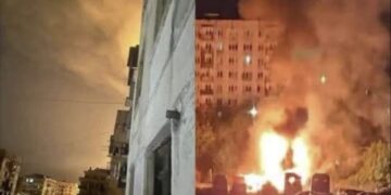 თბილისში თხევადი აირის გადამზიდი ცისტერნა და სატუმბი მანქანა დაიწვა