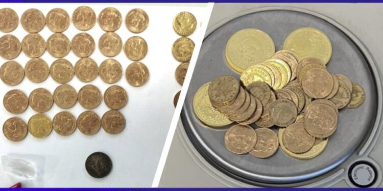 თბილისის აეროპორტში ოქროს მონეტების გატანის ფაქტი აღიკვეთა