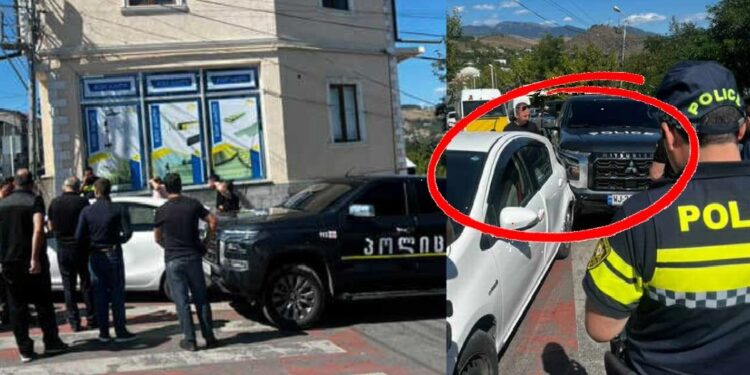 ავტოსაგზაო შემთხვევა – პოლიციის მანქანას ავტომობილი დაეჯახა
