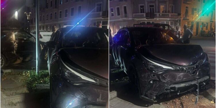 ცოტა ხნის წინ ოზურგეთში ავარია მოხდა