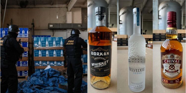 ფინანსთა სამინისტროს საგამოძიებო სამსახურმა უპრეცედენტო რაოდენობის ალკოჰოლური სასმელი და უაქციზო სიგარეტი ამოიღო – დაკავებულია 7 პირი