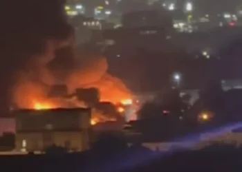 თბილისში, ფეიქრების ქუჩაზე ხანძარია